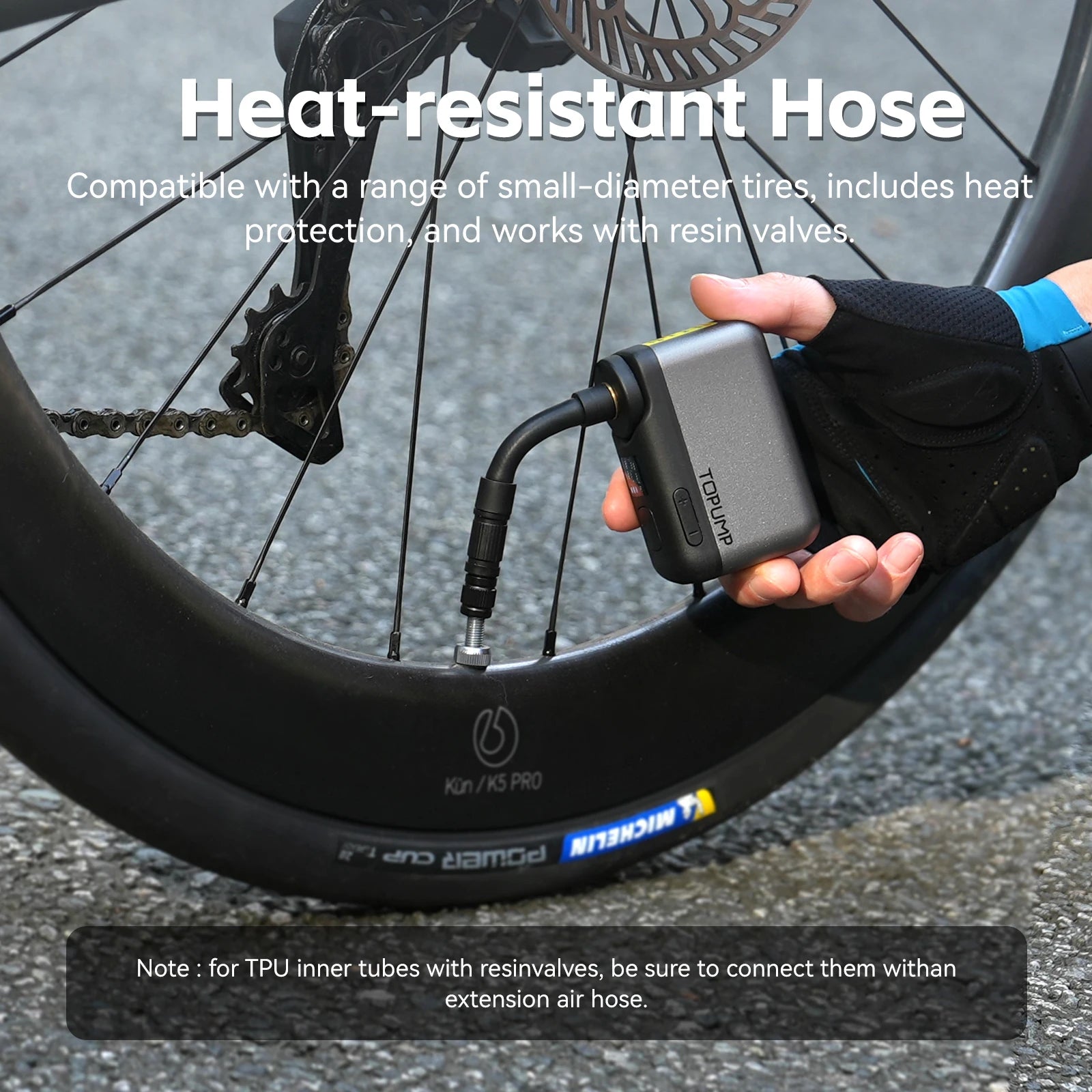 TOPUMP TB2 Pro Mini Air Pump | Portable Tire Inflator for Cars, Bikes & Motorcycles